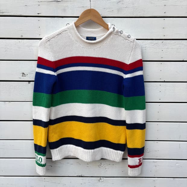 Polo 폴로 스트라이프 니트