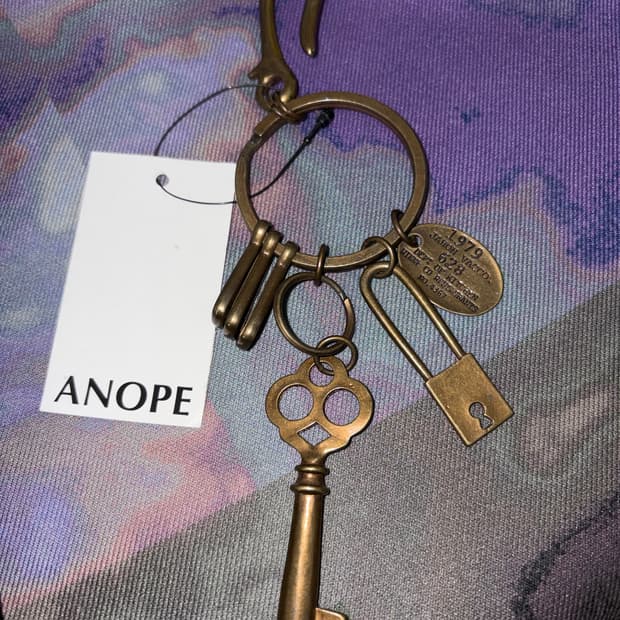 빔즈 빈티지 키링 brass