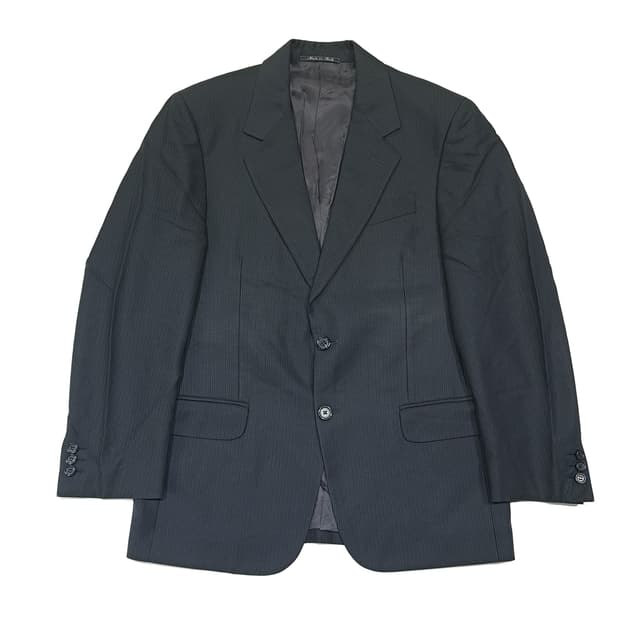 CL483 M 펜디 90s 이태리판 울 네이비 블레이저 자켓