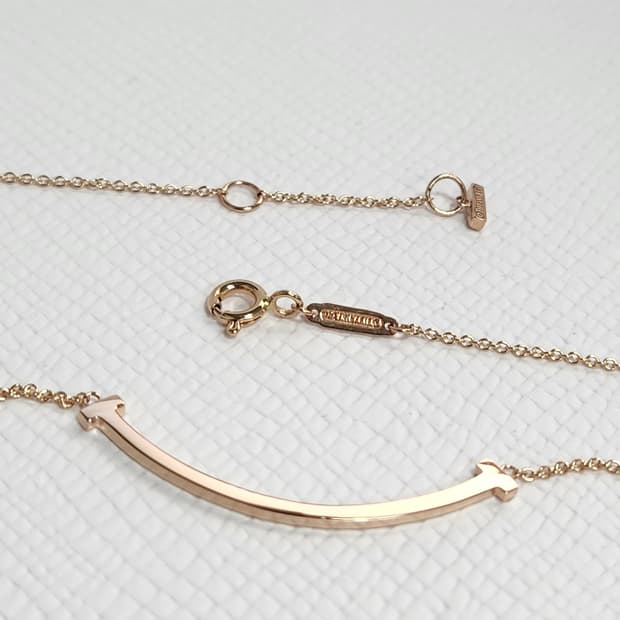 18k 스마일 목걸이