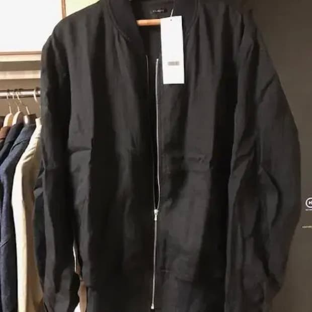 comoli 코모리 린넨 w 크로스 블루종