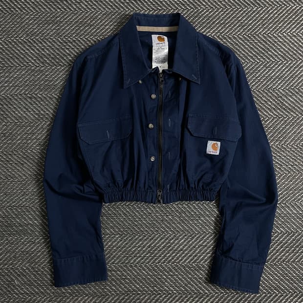 칼하트 크롭 리메이크 투웨이 셔츠 자켓o 2999