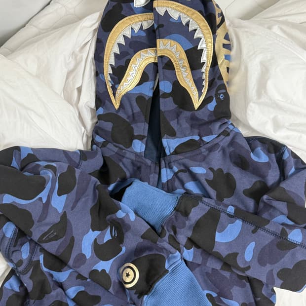 베이프 더블샤크후드 청계 금장