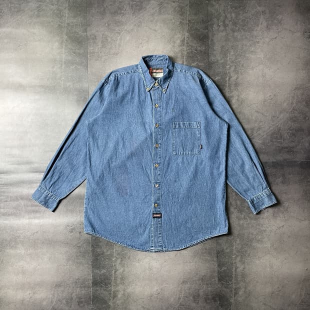 DICKIES 디키즈 빈티지 데님셔츠 A00446