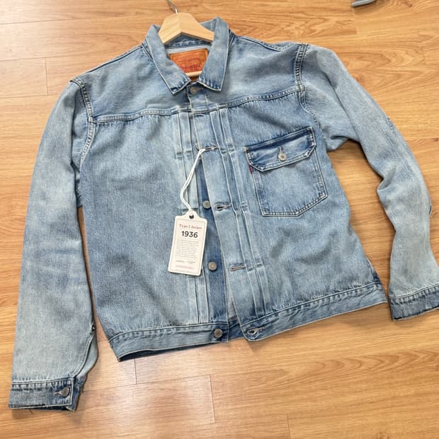 새) 리바이스 LVC 1936 타입 I 자켓 1세대 라지 all drai