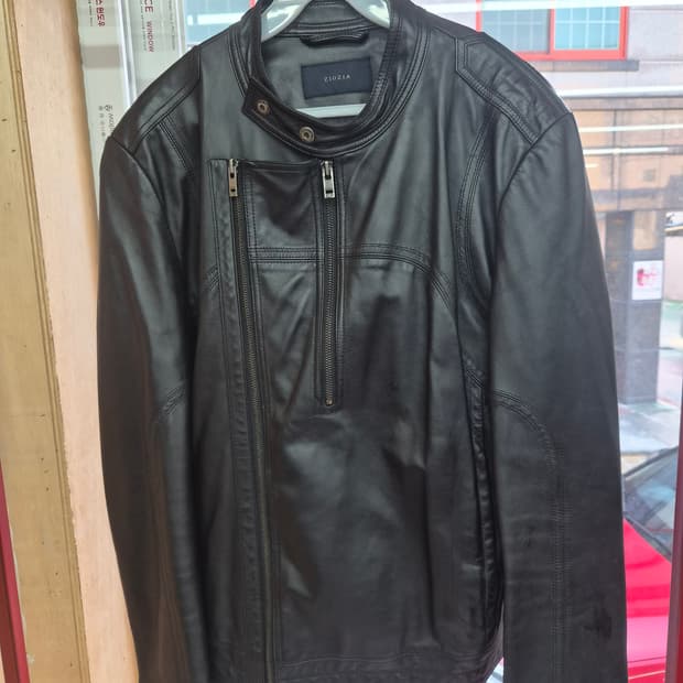 105) ZIOZIA 지오지아 양가죽 라이더 자켓 팝니다