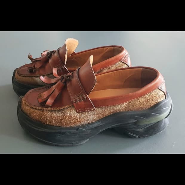 메종 마르지엘라 빈티지 테슬 로퍼