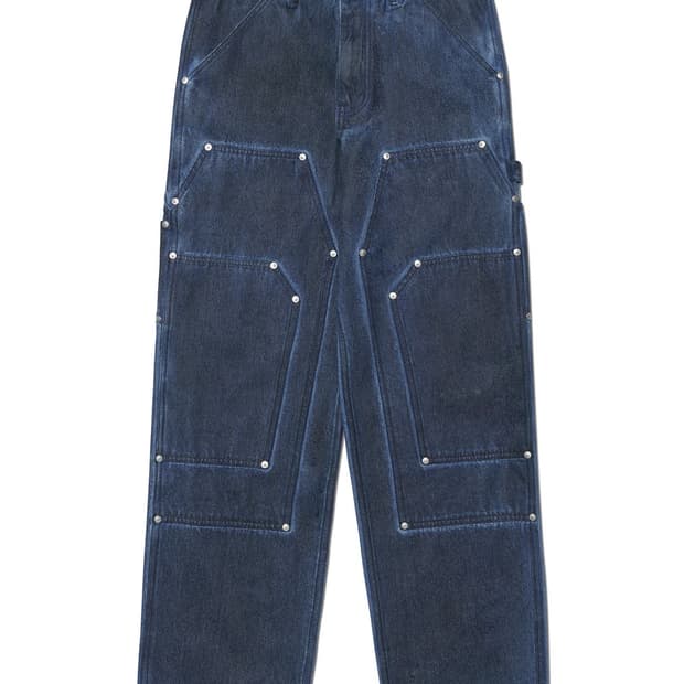 노매뉴얼 TRIPLE KNEE DYED WORK PANTS 팬츠 바지 L