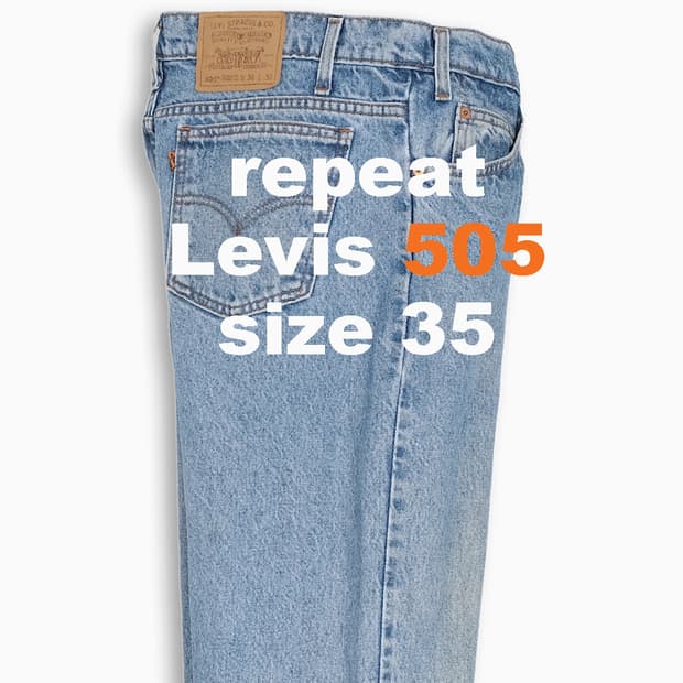 리바이스 505 오렌지탭 35 사이즈 OR5053648