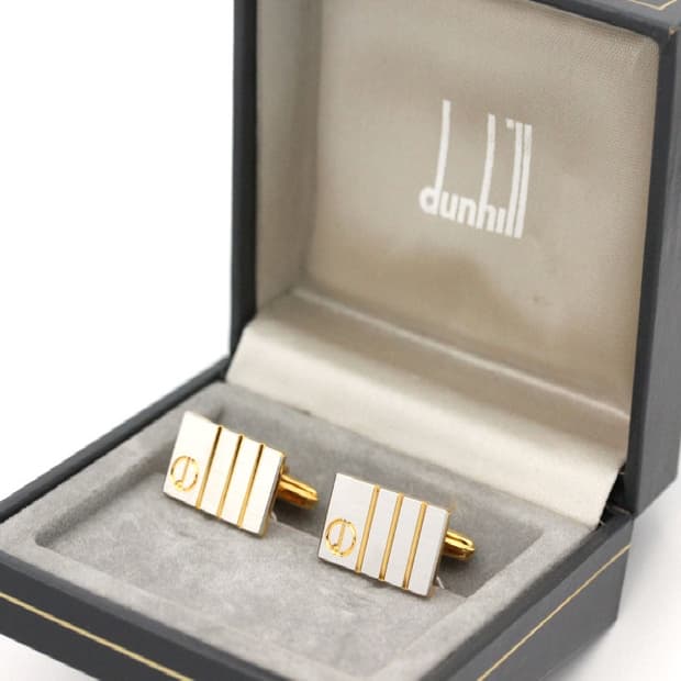 던힐 A등급 남자 명품 커프스 빈티지