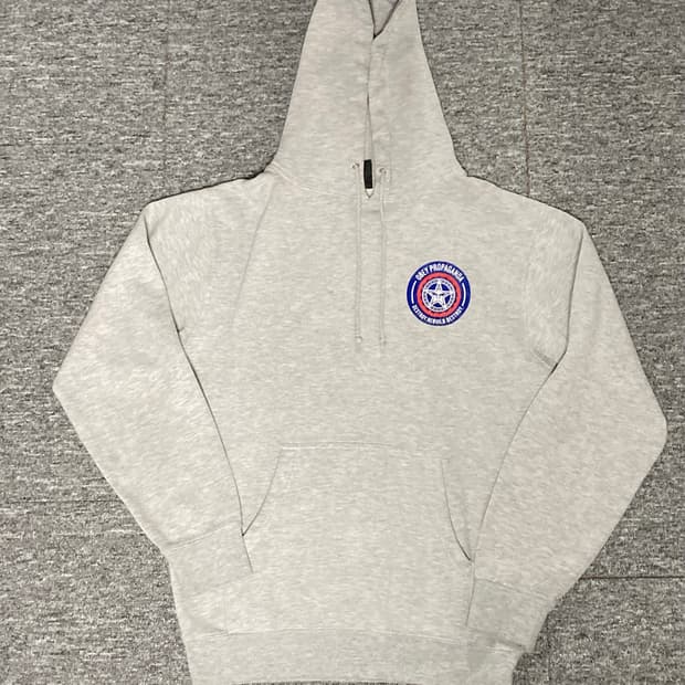 오베이 후드티 S 회색