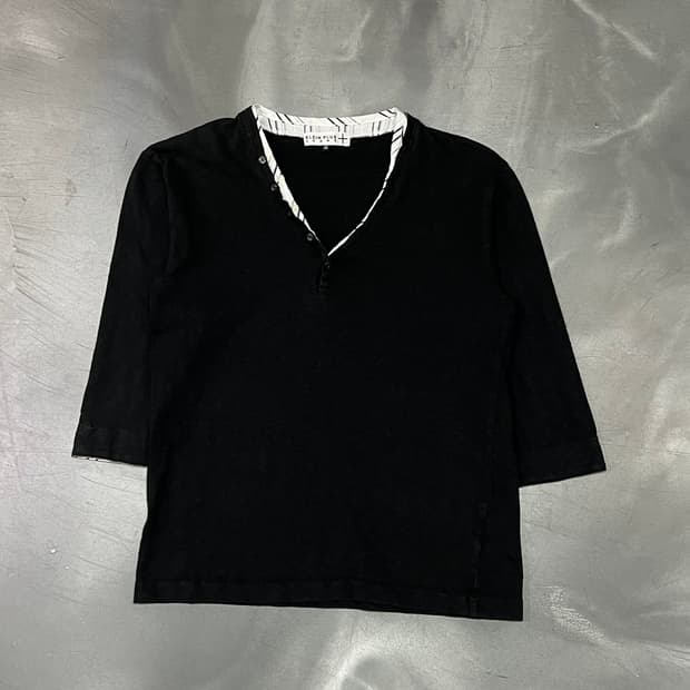  klein plus 레이어드 디테일 롱슬리브 y16217