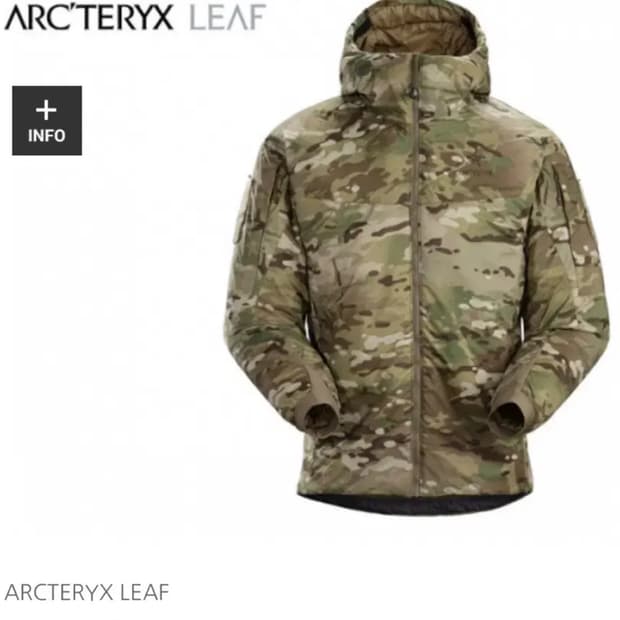 [M] 아크테릭스 리프 콜드 wx 멀티캠 후디