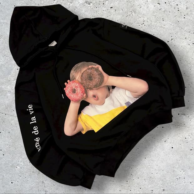 [2] 아크메드라비 도넛 후드티 블랙 B245