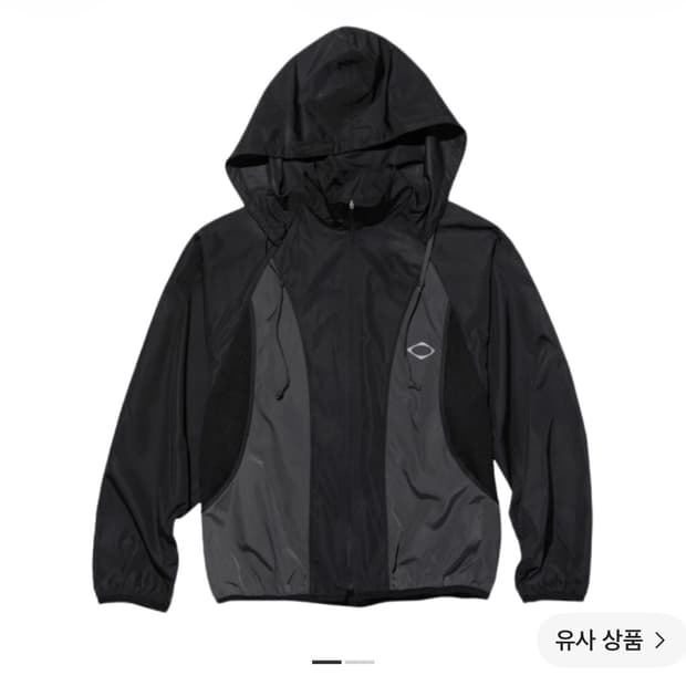 미스치프 FW 컬러블록 윈드브레이커 블랙