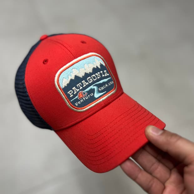 파타고니아 USA 레드 캡