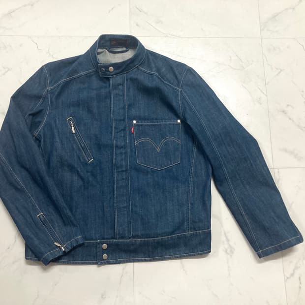 (거의 새것)00s 리바이스 엔지니어드진 데님 자켓 100-105 XL