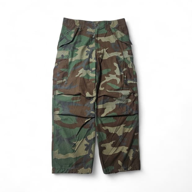 1980's 오리지널 M-65 필드팬츠 우드랜드 M-R ~36