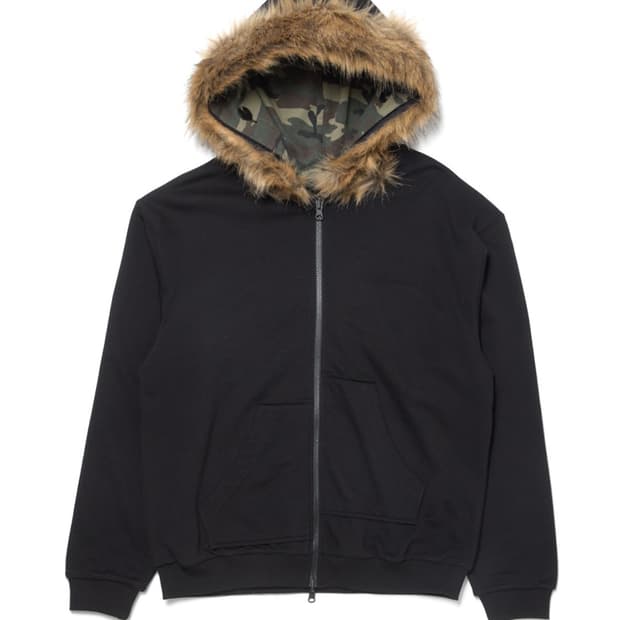 [5] 해칭룸 리버시블 폭스퍼 후드집업