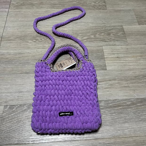 (OS) 새상품 니코앤드 niko and 오리지널 2way 니트 숄더백