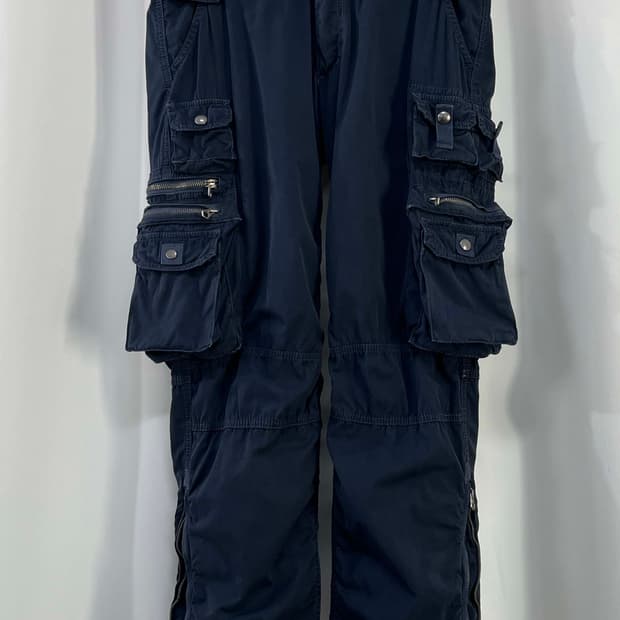 90's 폴로 랄프로렌 파라트루퍼 유틸리티 네이비 카고 팬츠