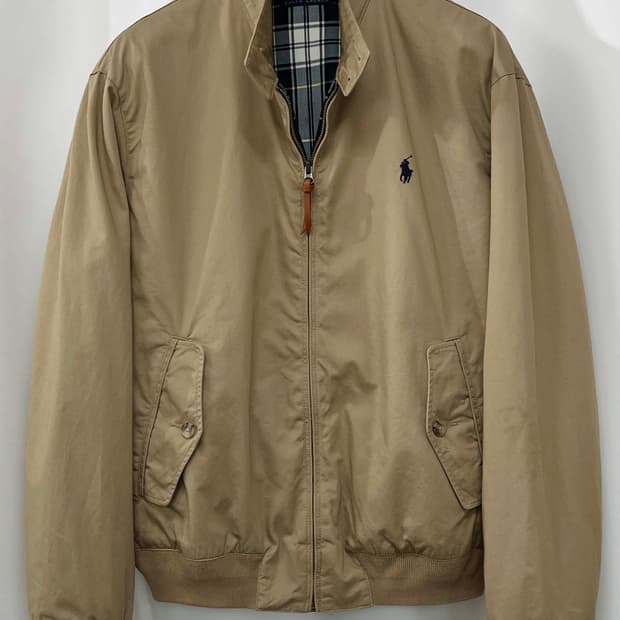 폴로 랄프로렌 블랙와치 바라쿠타 해링턴 코튼트윌 스포츠 자켓