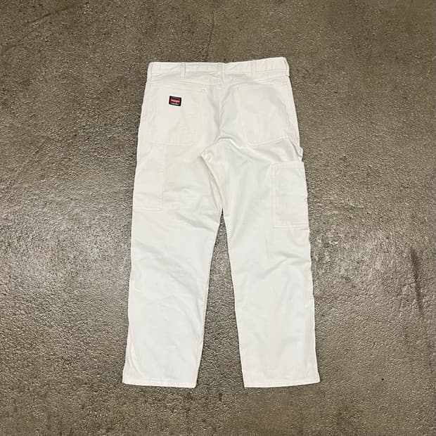 Wrangler 화이트 카펜터 팬츠 (34“)