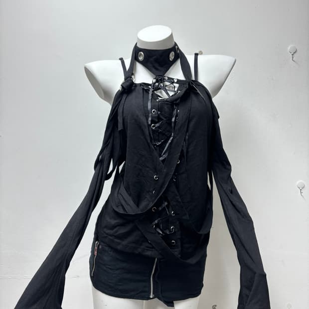 [ACDC RAG] Rare Design Gothic Punk Bonda