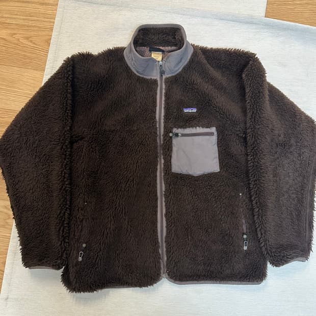 (XL) 파타고니아 빈티지 딥파일 장모 코코아