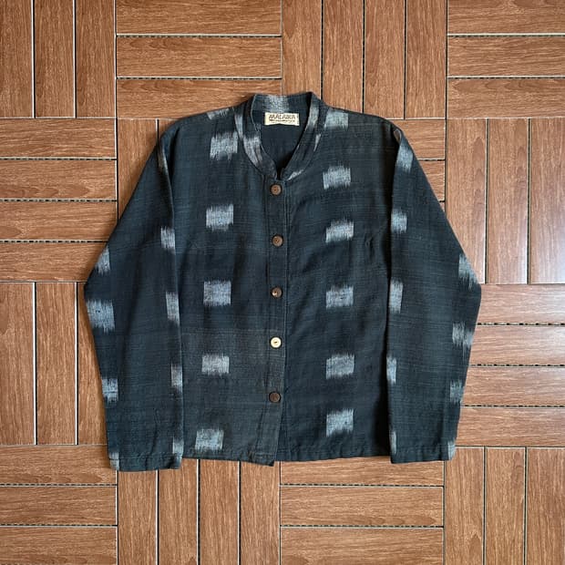 Malaika ikat pattern cotton shirts