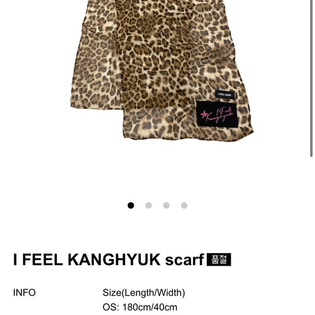 I FEEL KANGHYUK scarf 구합니다