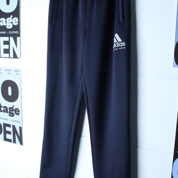 (L-XL) 아디다스 트레이닝복 바지 마샬아츠 네이비 밴딩-P10761