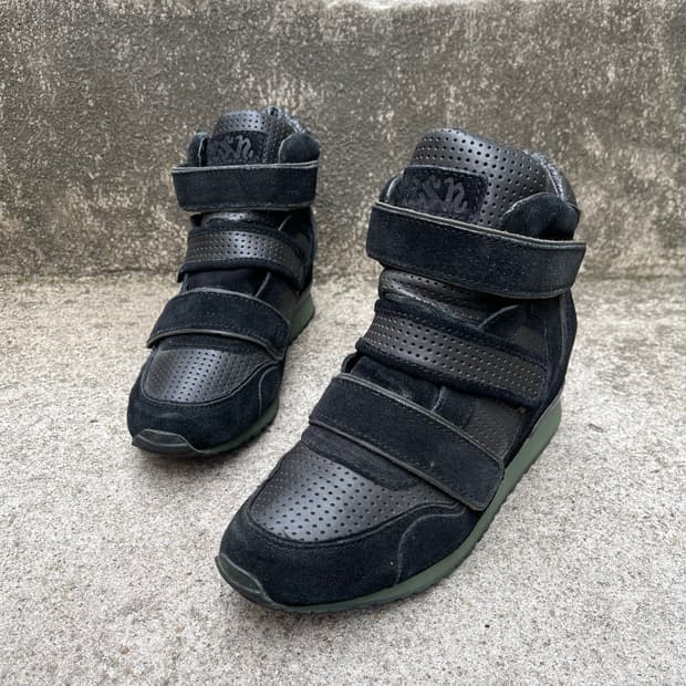 [39] ASH 가죽/스웨이드 웨지힐 스니커즈 (250)