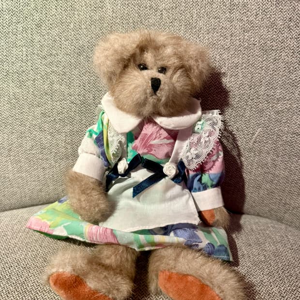 보이즈베어 꽃무늬 원피스 곰인형 봉제인형 테디베어