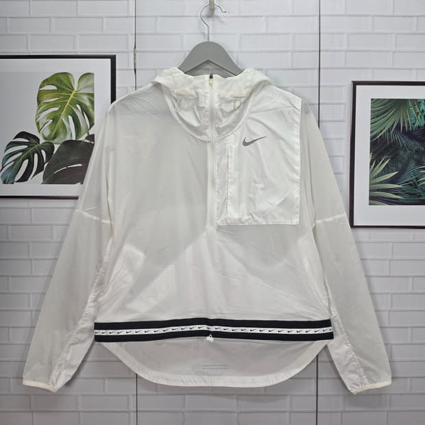 나이키 러닝 후드 반집업 바람막이 자켓 L사이즈