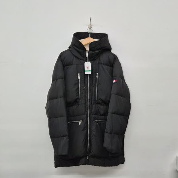 타미힐피거 블랙 패딩 여성 M