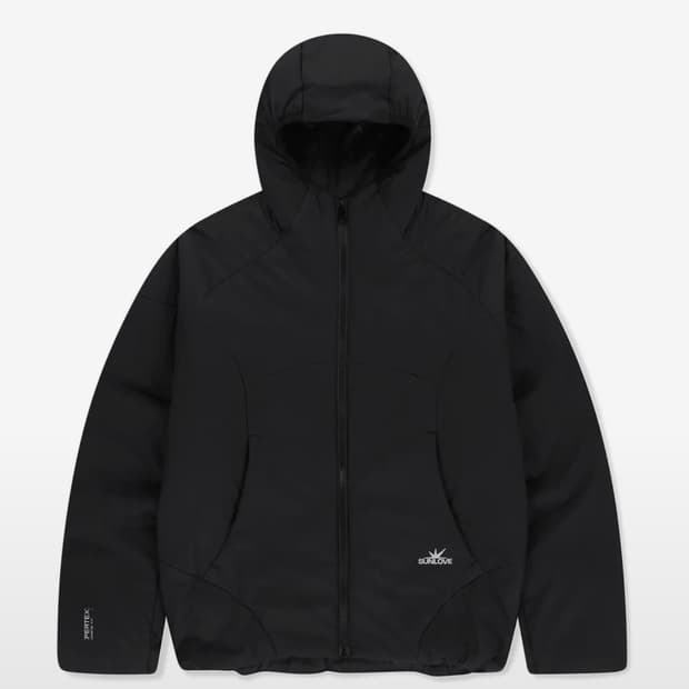 썬러브 블랙 인슐레이티드 자켓