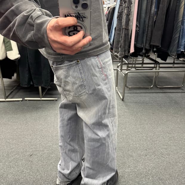 OS)리바이스 빈티지 그레이 엔지니어드 팬츠