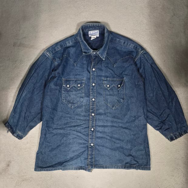 RockMount 락마운트 USA데님 웨스턴셔츠 L