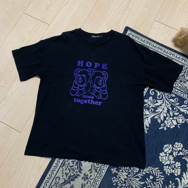 어피스오브케이크 HOPE 블랙 티셔츠 M