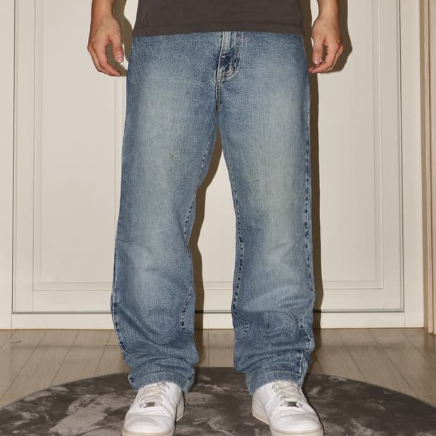 올드 게스 루즈 데님팬츠