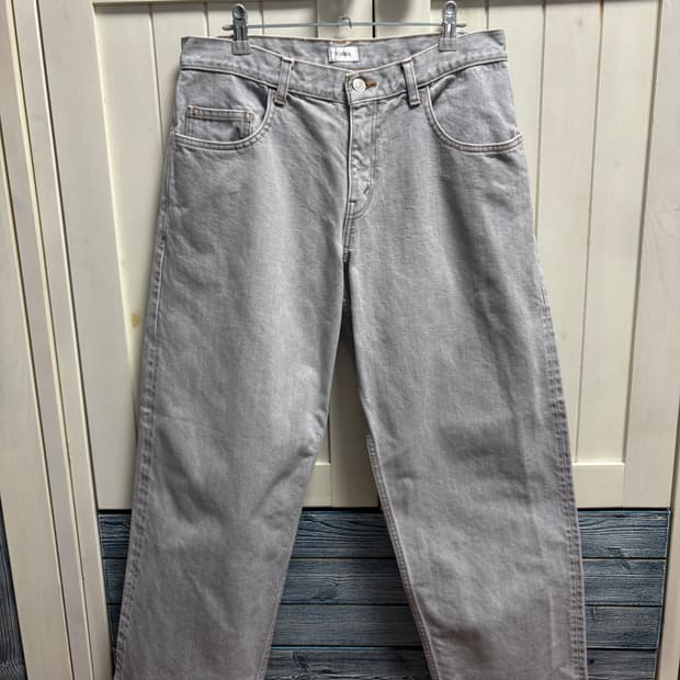 시오타 배기 셀비지 데님 그레이 30사이즈