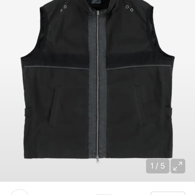 TCM vintage western vest (black)