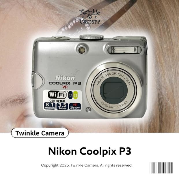 (희귀⚡️) Nikon 니콘 쿨픽스 P3 (p4)