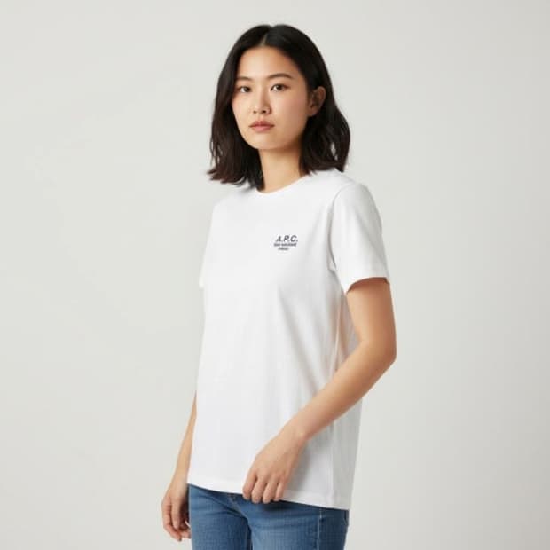 아페쎄 23 로고 반팔 티셔츠