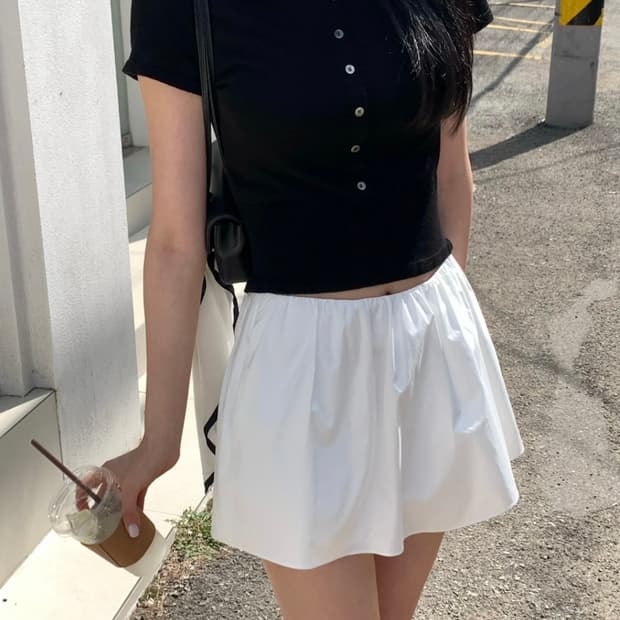 르플레인 Silk Cotton Cap Knit (Black)