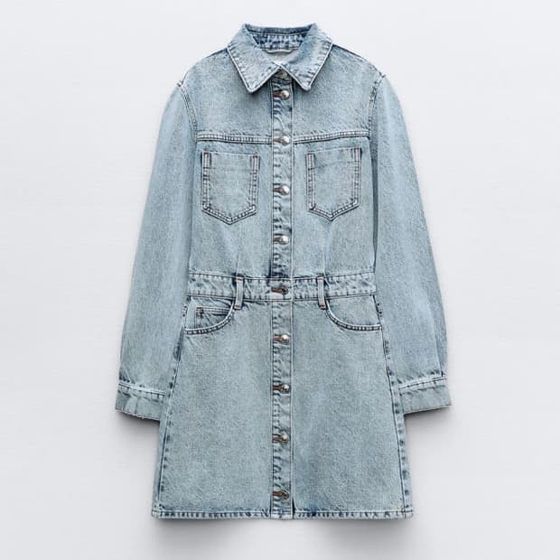 (새상품 ) zara 자라 데님원피스 42 XL