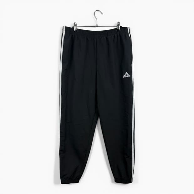(XL) 아디다스 삼선 우븐 트랙 조거팬츠 블랙