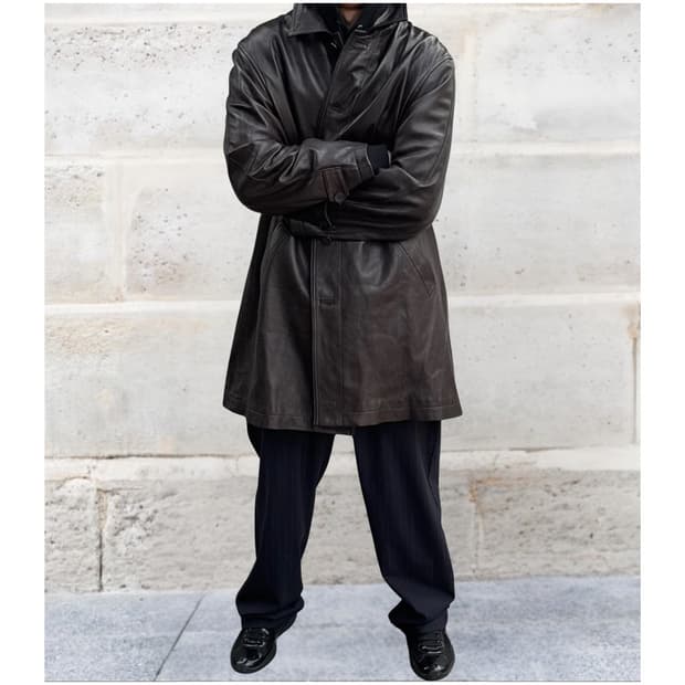 Balenciaga Trench Leather coat