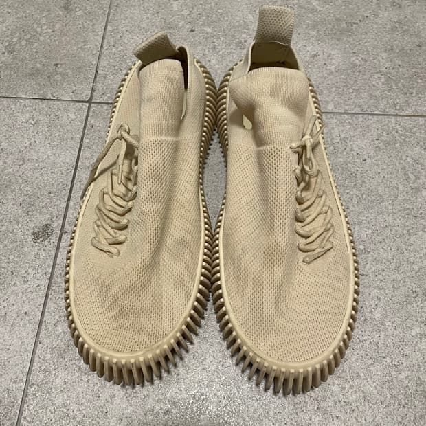 보테가베네타 리플 레이스업 스니커즈 케인슈가 eu42